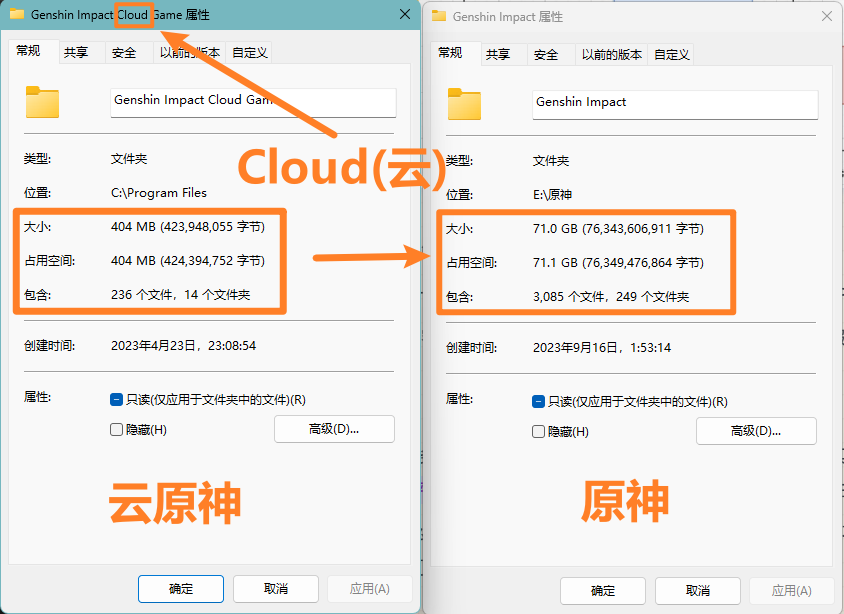 云游戏与普通游戏占据内存对比转存失败，建议直接上传图片文件